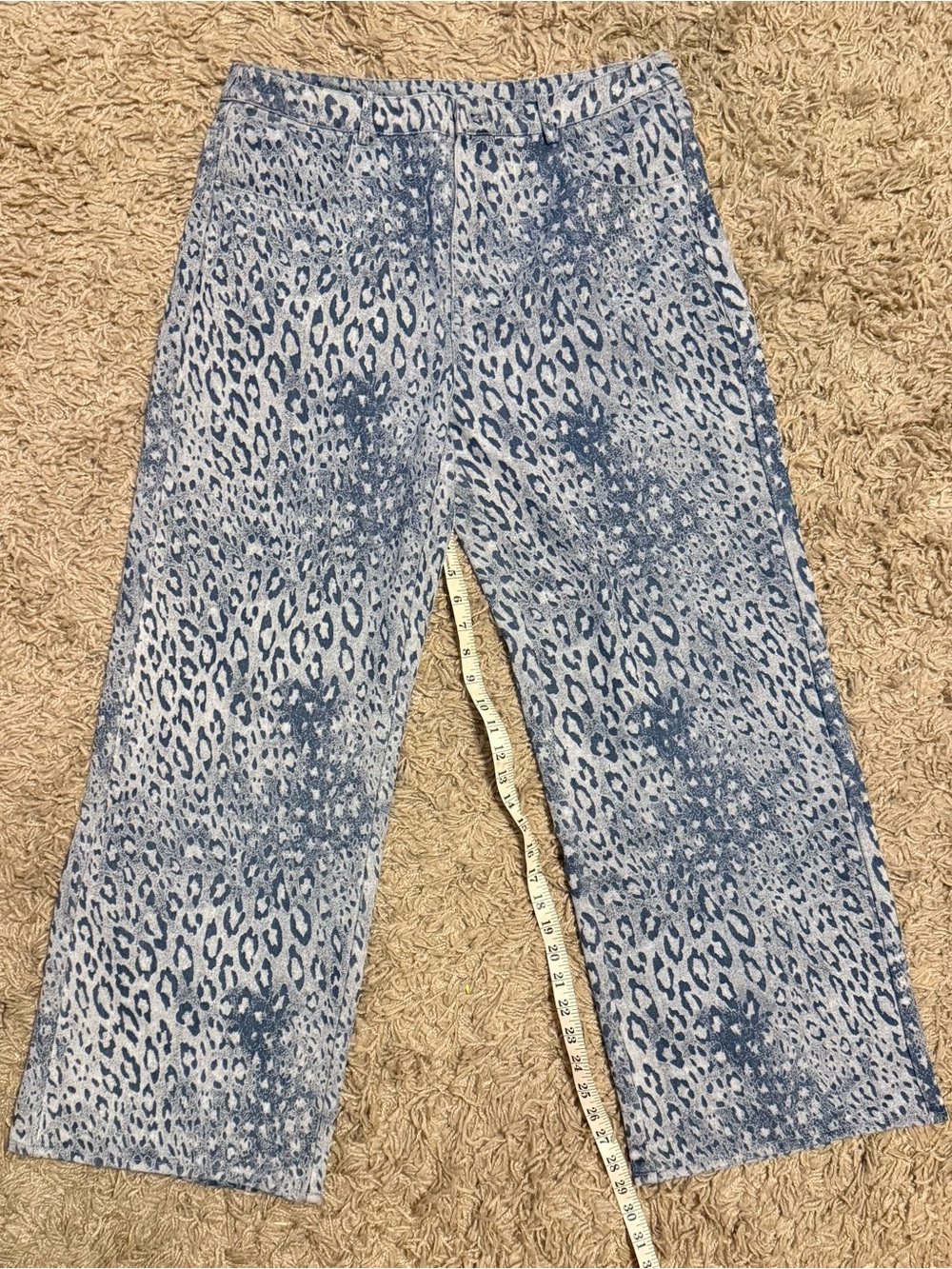 Pink Lily - Scarlett Leopard Print Jeans Size Large (10-12). NEW